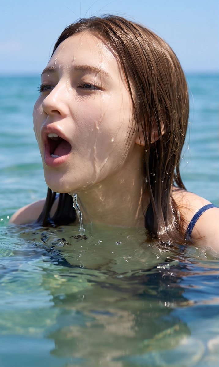Profile / Avatar - Morning Beach Dive Scene — output 1