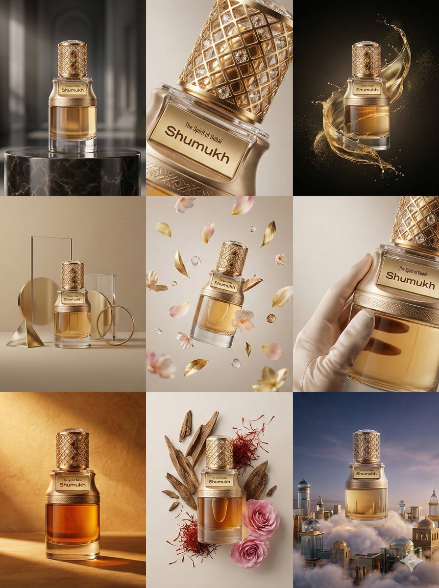 E-commerce Main Image - Luxury Product Commercial Grid Prompt (3x3) — output 1
