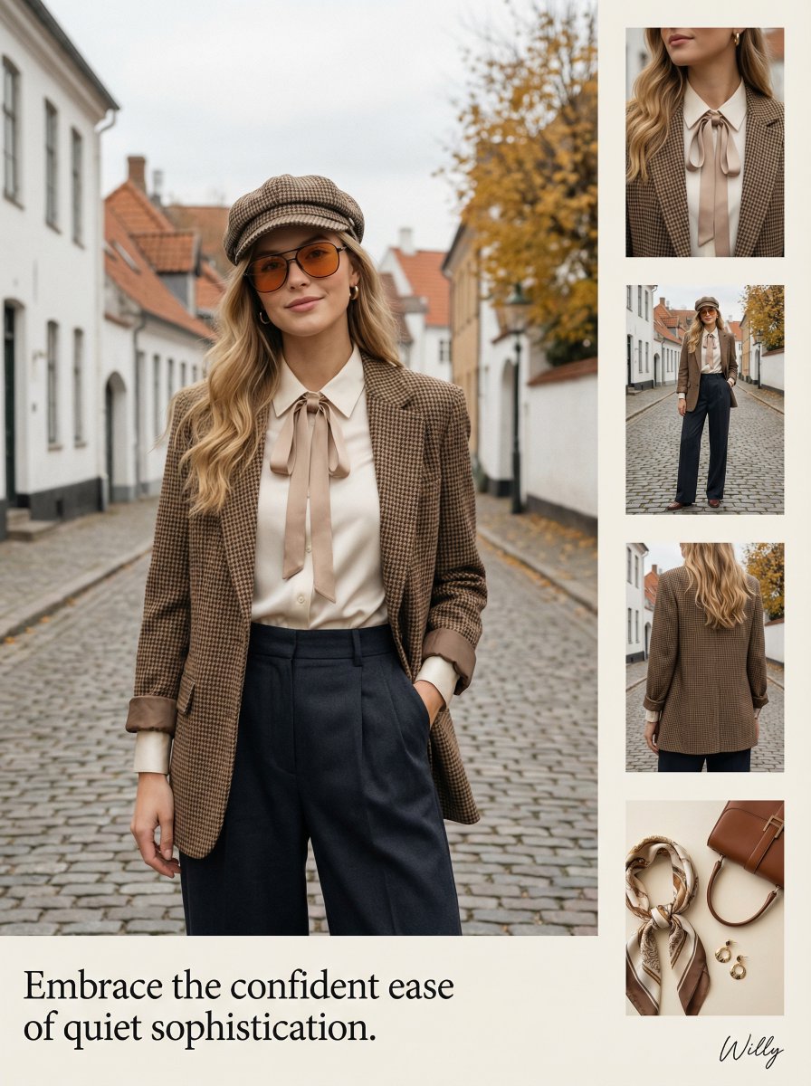 1970s Inspired Quiet Luxury Fashion Lookbook — output 1