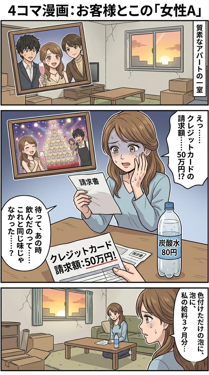 Infographic / Edu Visual - Four-Panel Manga: The Legend of the 5000 Yen Cost — output 1