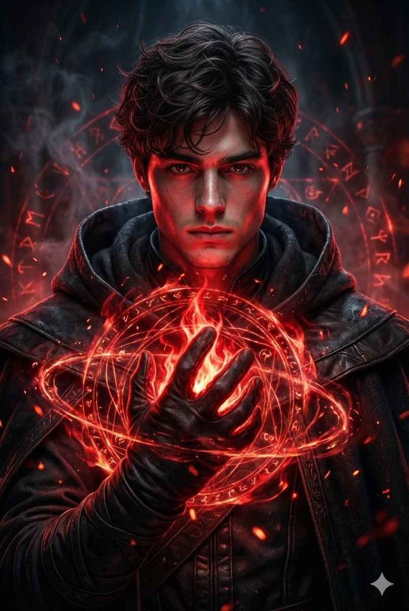 Hyperrealistic Dark Sorcerer Portrait — output 1