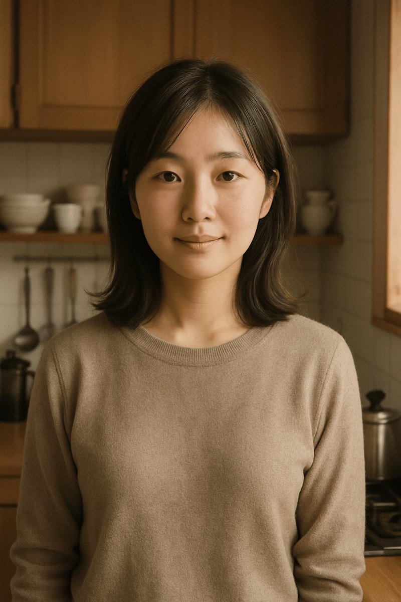 Profile / Avatar - Warm Kitchen Portrait — output 1
