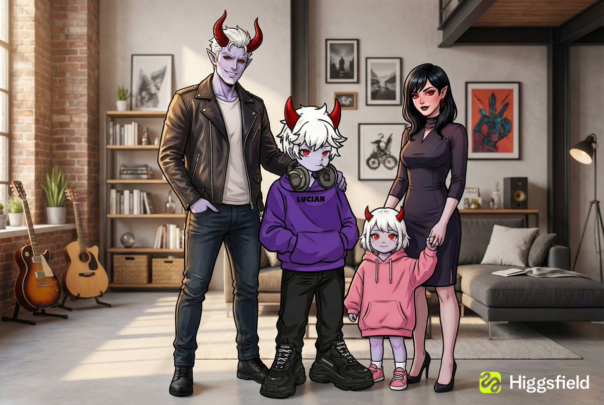 Family Photo Generation from Single Character Image — output 1