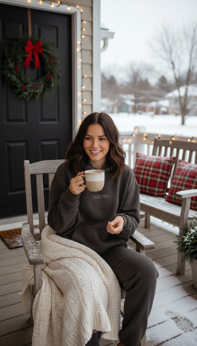 Product Review Lifestyle Shot Prompt (Winter Porch) — output 1