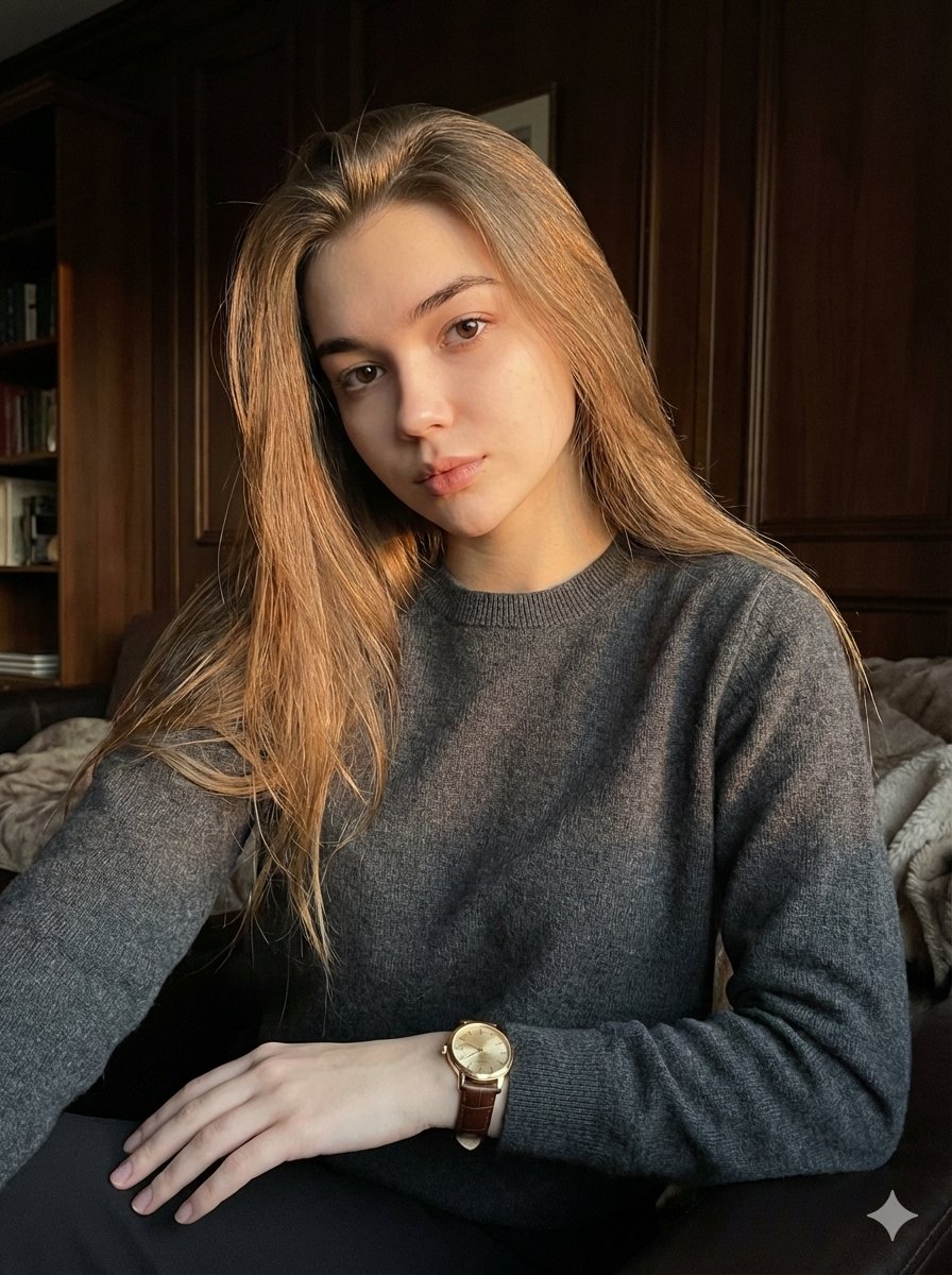 Quiet Luxury Editorial Portrait with Identity Lock — output 1