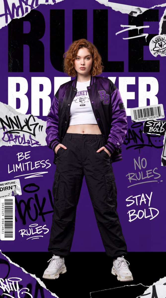 Product Marketing - Streetwear Editorial Fashion Poster — output 1