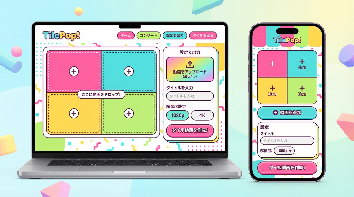 UI/UX Redesign Prompt (Pop Design Style) — output 1