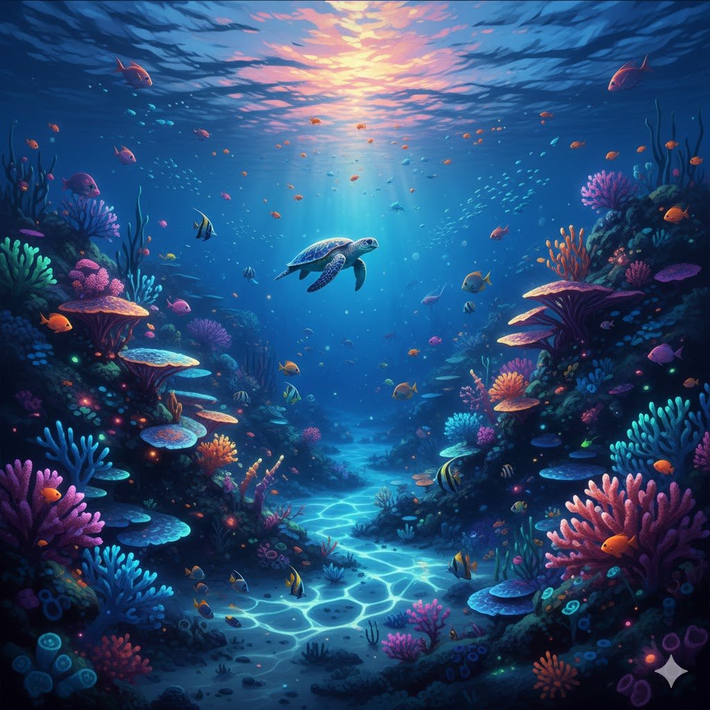 Futuristic and Underwater Scene Concepts — output 1