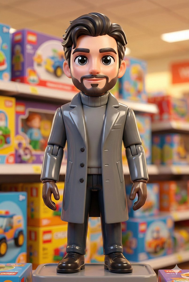 Game Asset - Transform Portrait into 3D Action Figure — output 1
