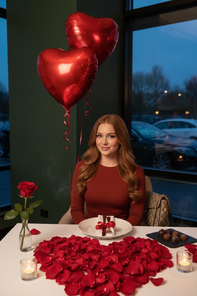 Product Marketing - Luxury Valentine’s Dinner Photoshoot (Reddish-Brown Hair) — output 1