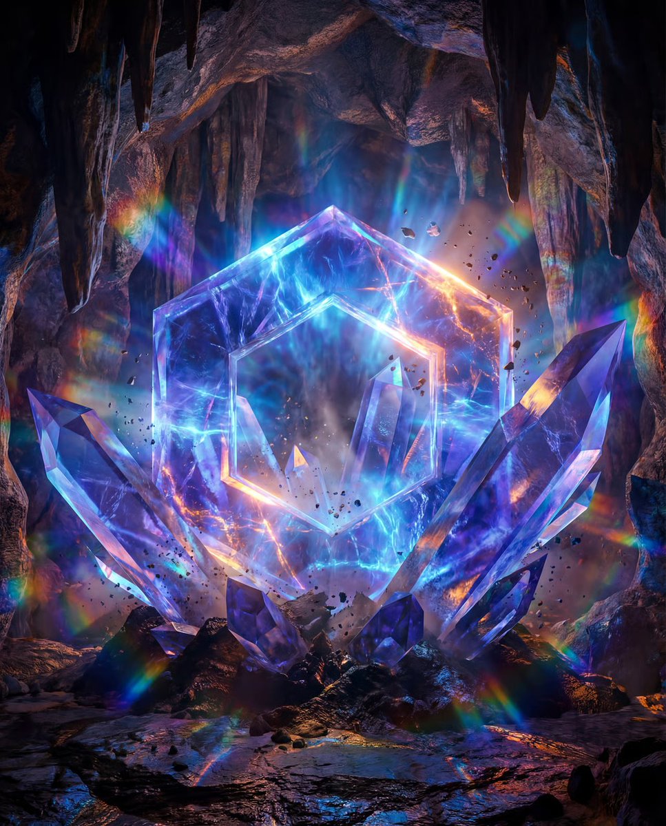 Photorealistic Crystal Logo Generation — output 1