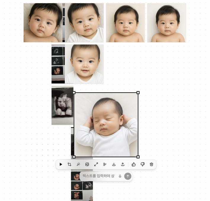 Infographic / Edu Visual - Ultrasound to Baby Portrait Transformation — output 1