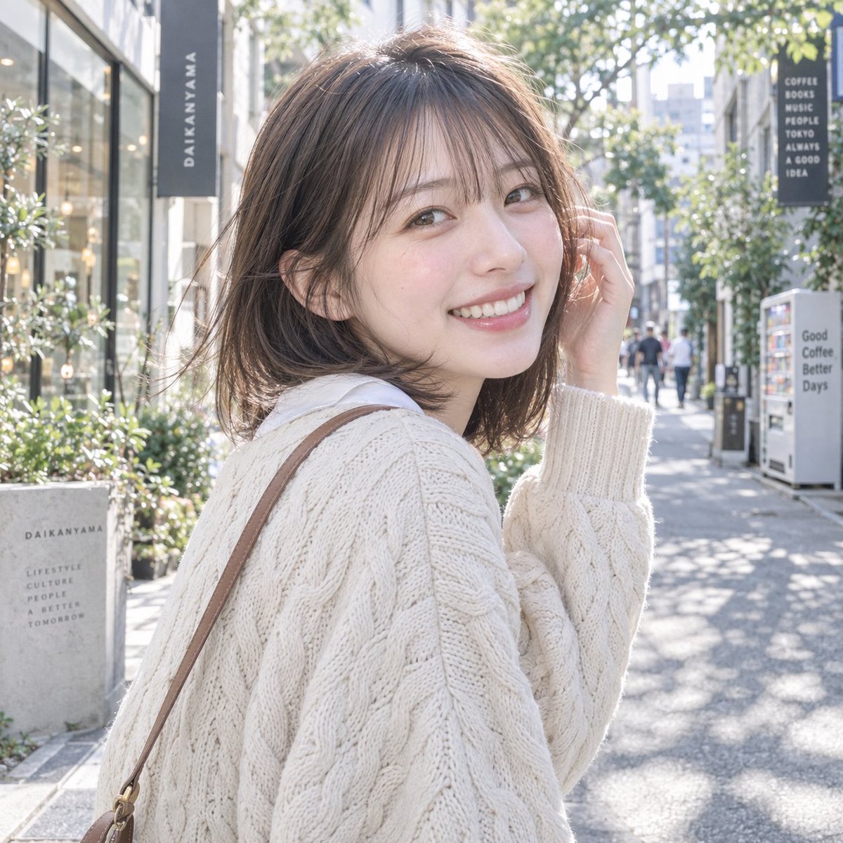 Profile / Avatar - Sunny Daikanyama Street Portrait — output 1
