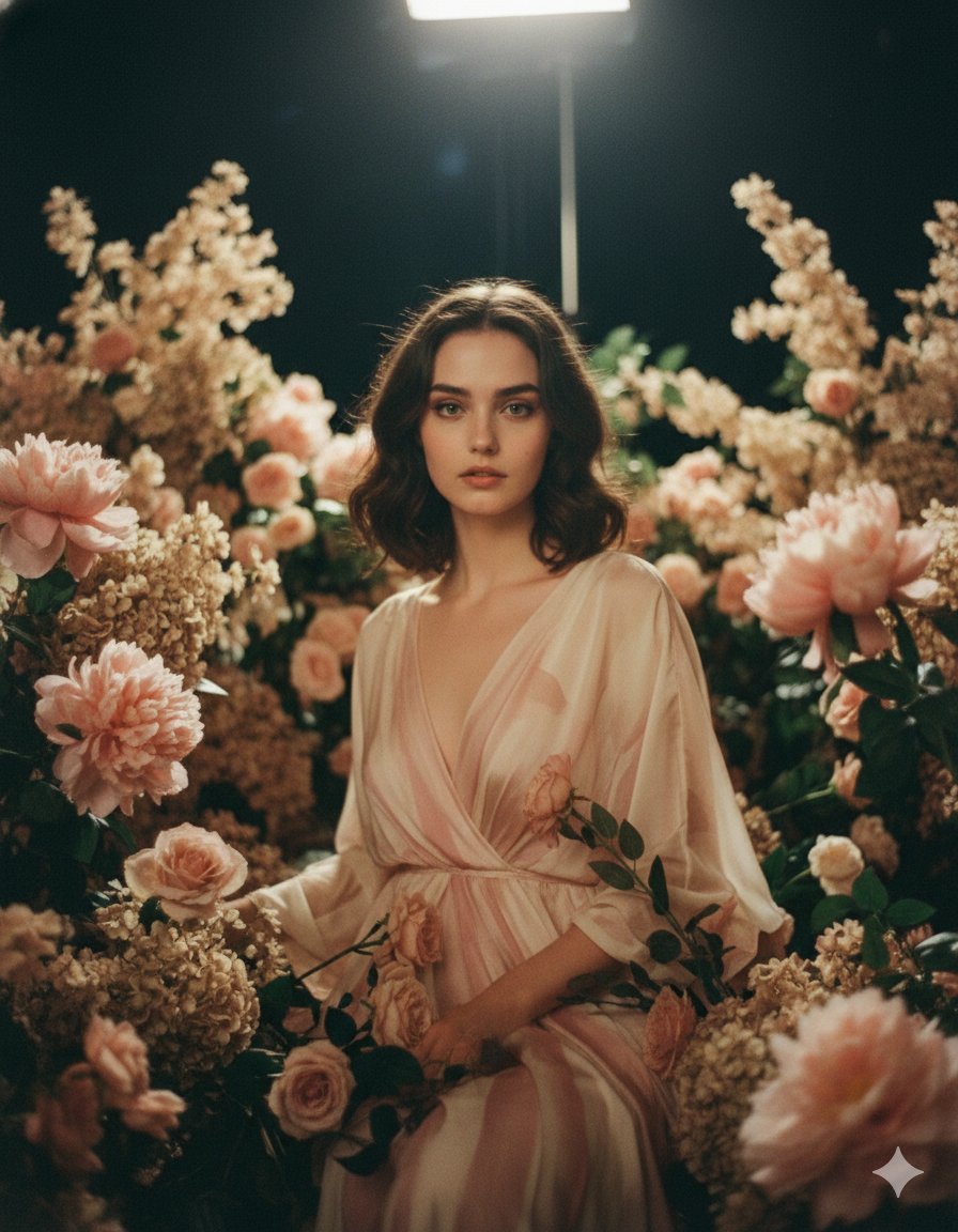 Four Prompts for Ultra-Realistic Female Portraits (Dubai, Floral, 90s, Western) — output 1