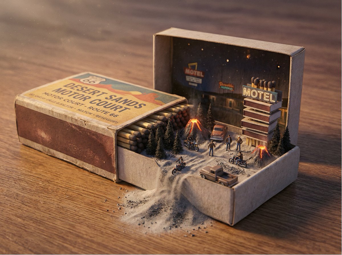 World in an Object Cinematic 3D Scene Template — output 1