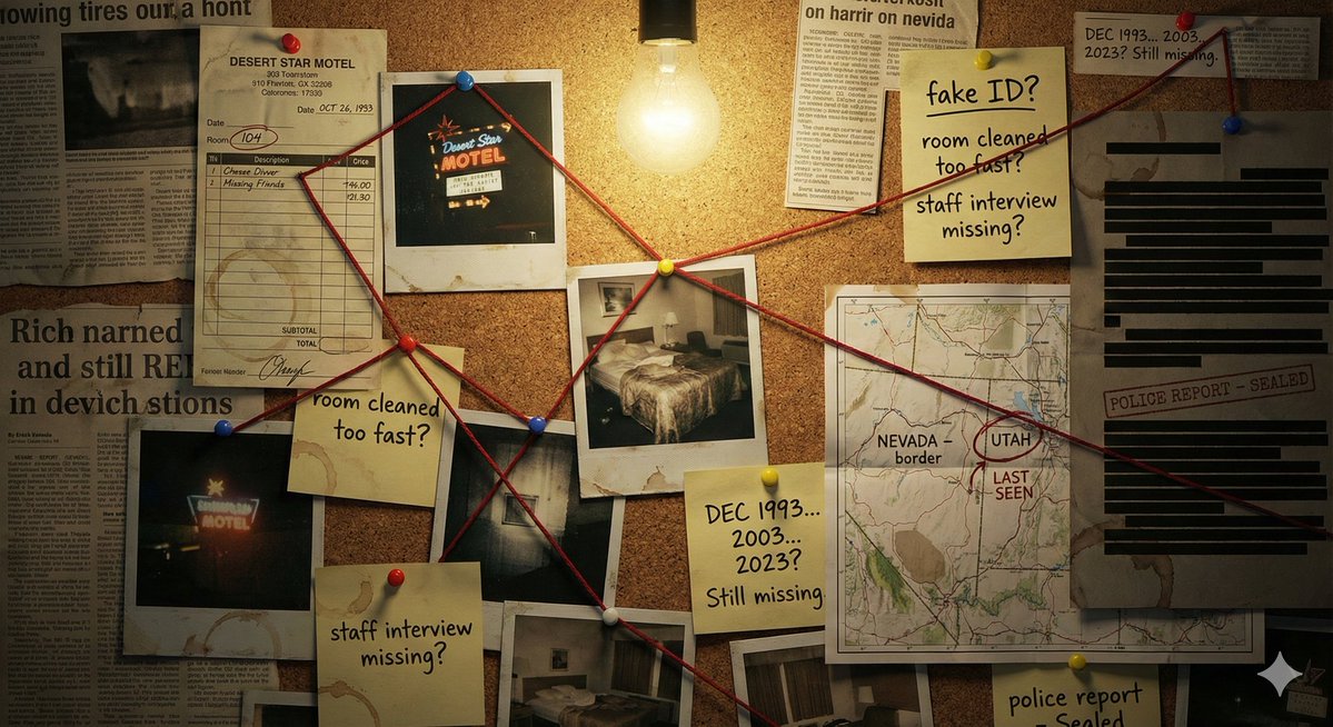 Comic / Storyboard - Detective Evidence Board Generation — output 1