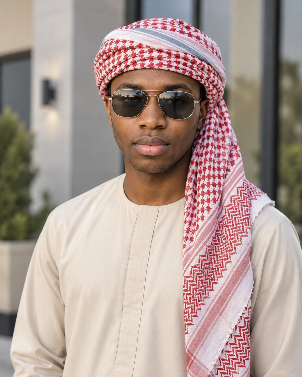 Profile / Avatar - Male Portrait in Traditional Kaftan — output 1