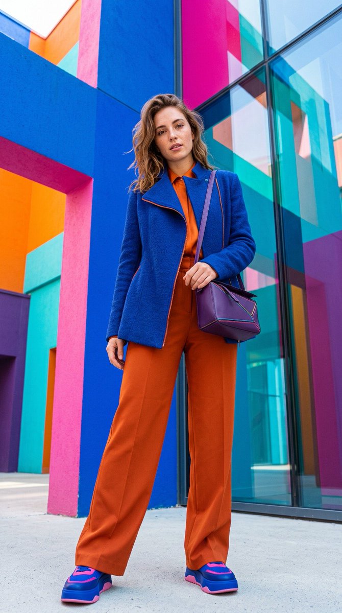 Product Marketing - Bold Color Theory Fashion Editorial — output 1