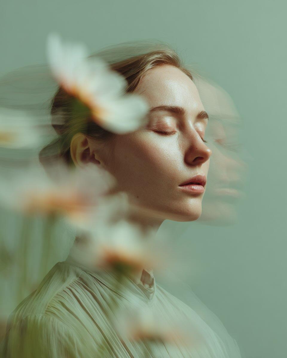 Dreamy Fine-Art Portrait with Double Exposure Effect — output 1