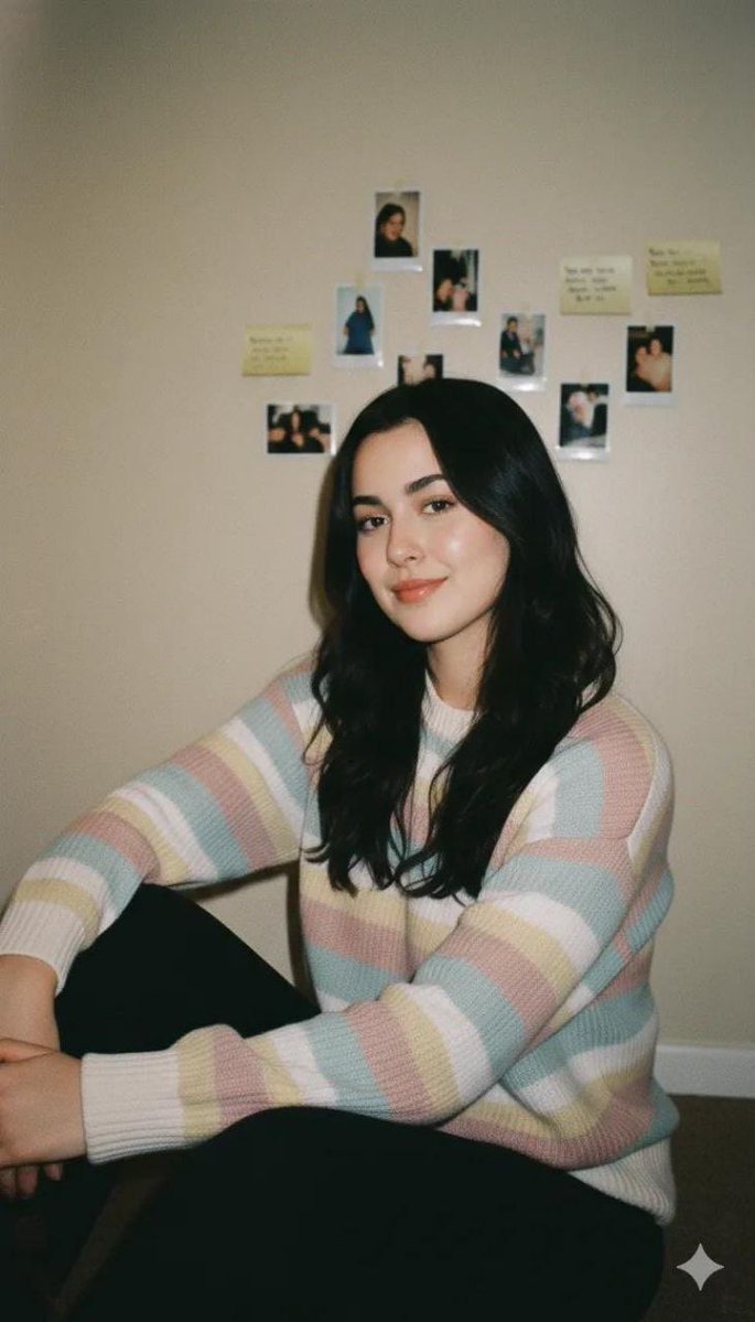 Cozy Vintage Indoor Lifestyle Portrait Prompt — output 1