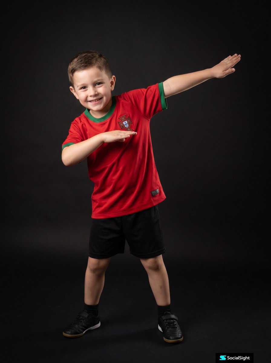 Social Media Post - Studio Sports Photography Child Portrait — output 1