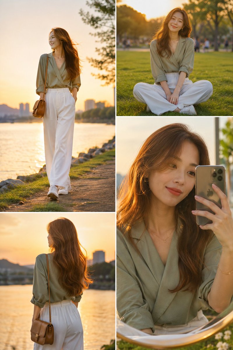 Product Marketing - High Fashion Golden Hour Collage — output 1