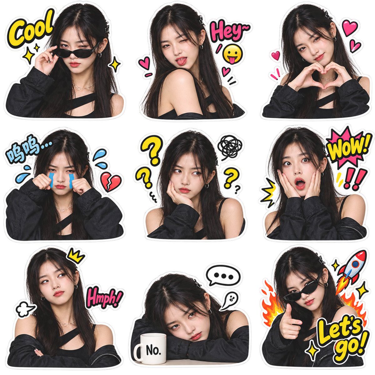 Profile / Avatar - Custom Meme Sticker Pack Generator — output 1