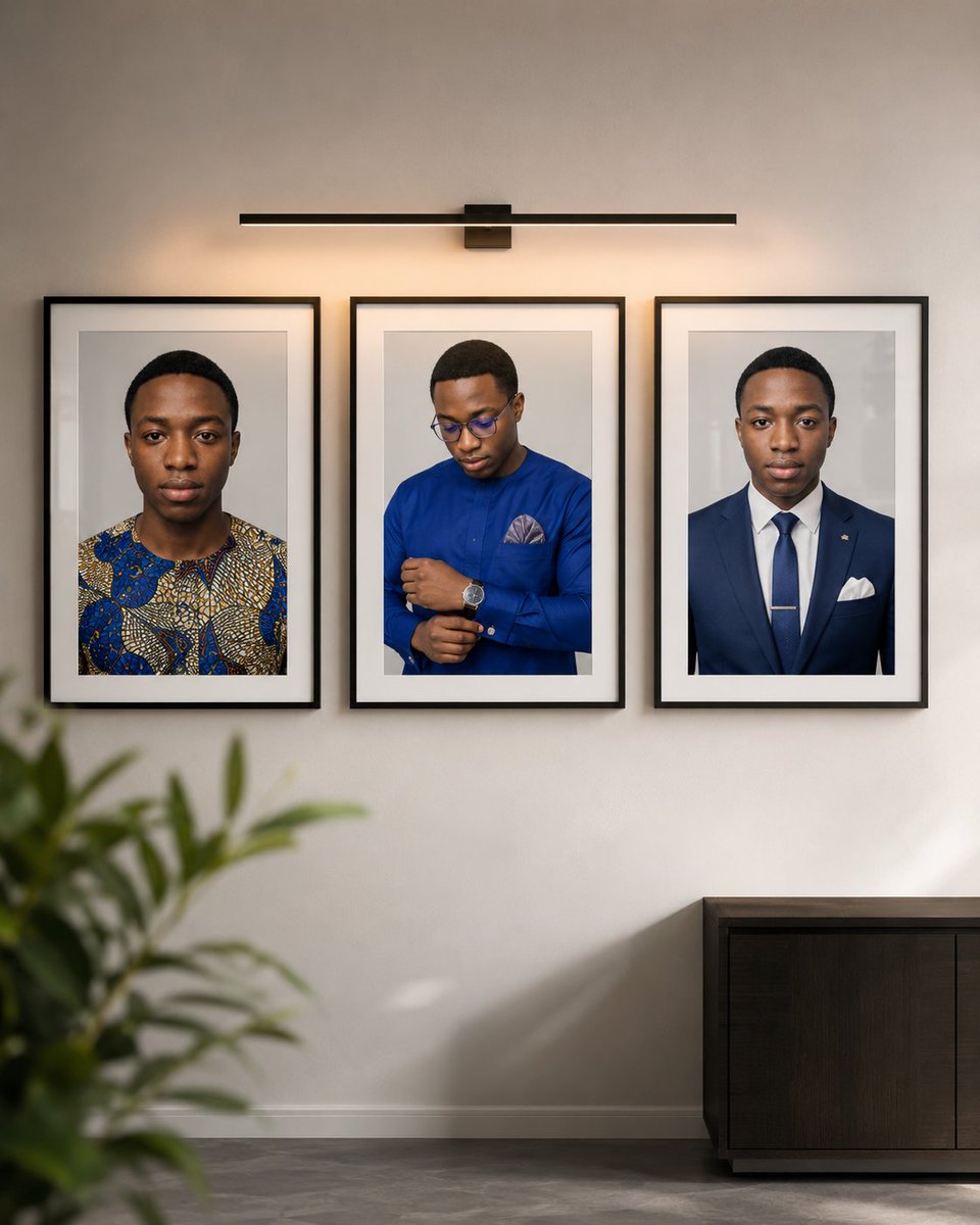 Product Marketing - Luxury Three-Portrait Gallery Wall — output 1
