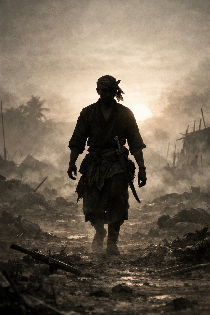 12th-Century Javanese Battlefield at Dawn — output 1