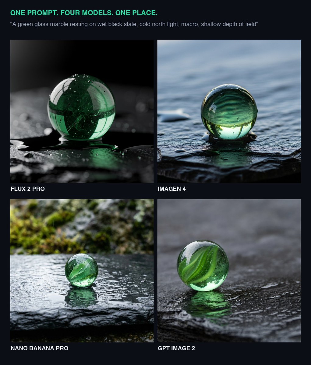 Game Asset - Glass Marble on Wet Slate — output 1
