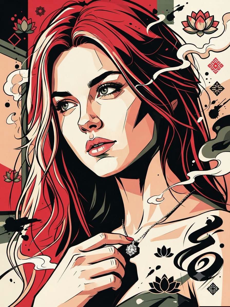 Neo-Retro Vector Illustration Poster — output 1