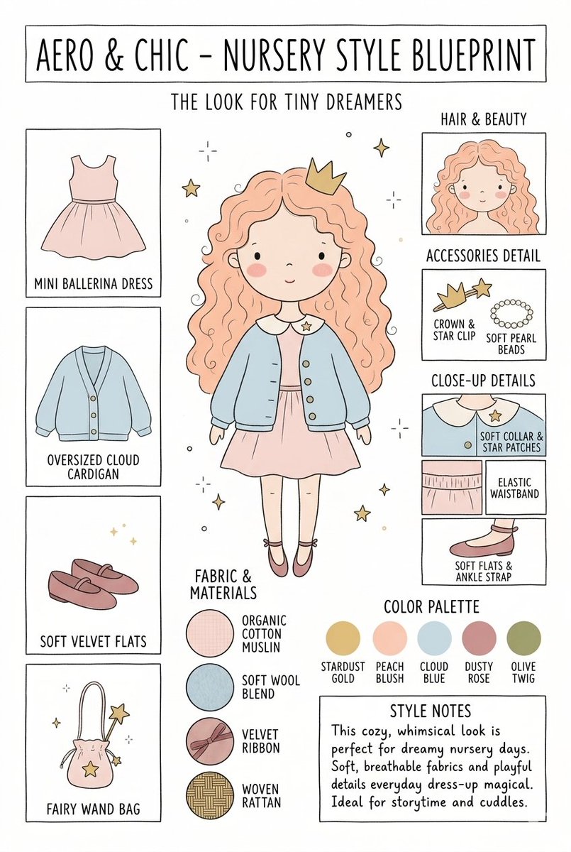 Infographic / Edu Visual - Nursery Fashion Style Blueprint Infographic — output 1