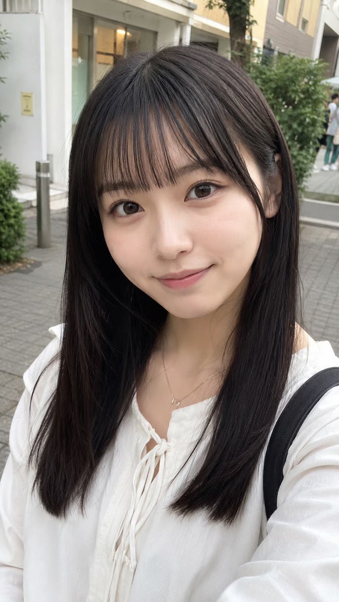 Profile / Avatar - Realistic Japanese Street Selfie — output 1