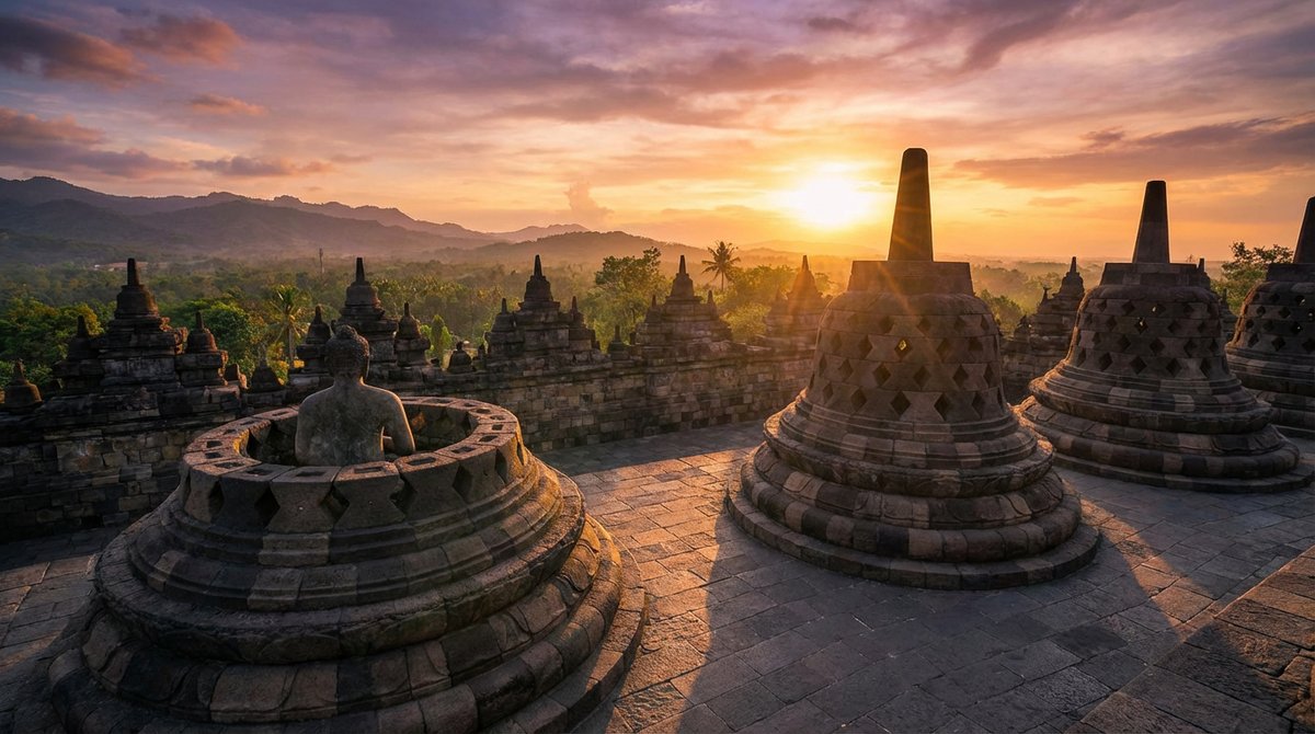 Geolocation sunset image prompt — output 1