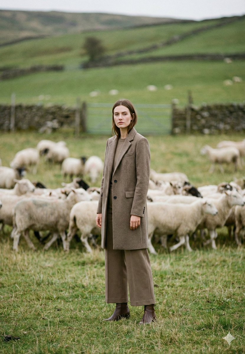 Cinematic Editorial Portrait in European Countryside — output 1