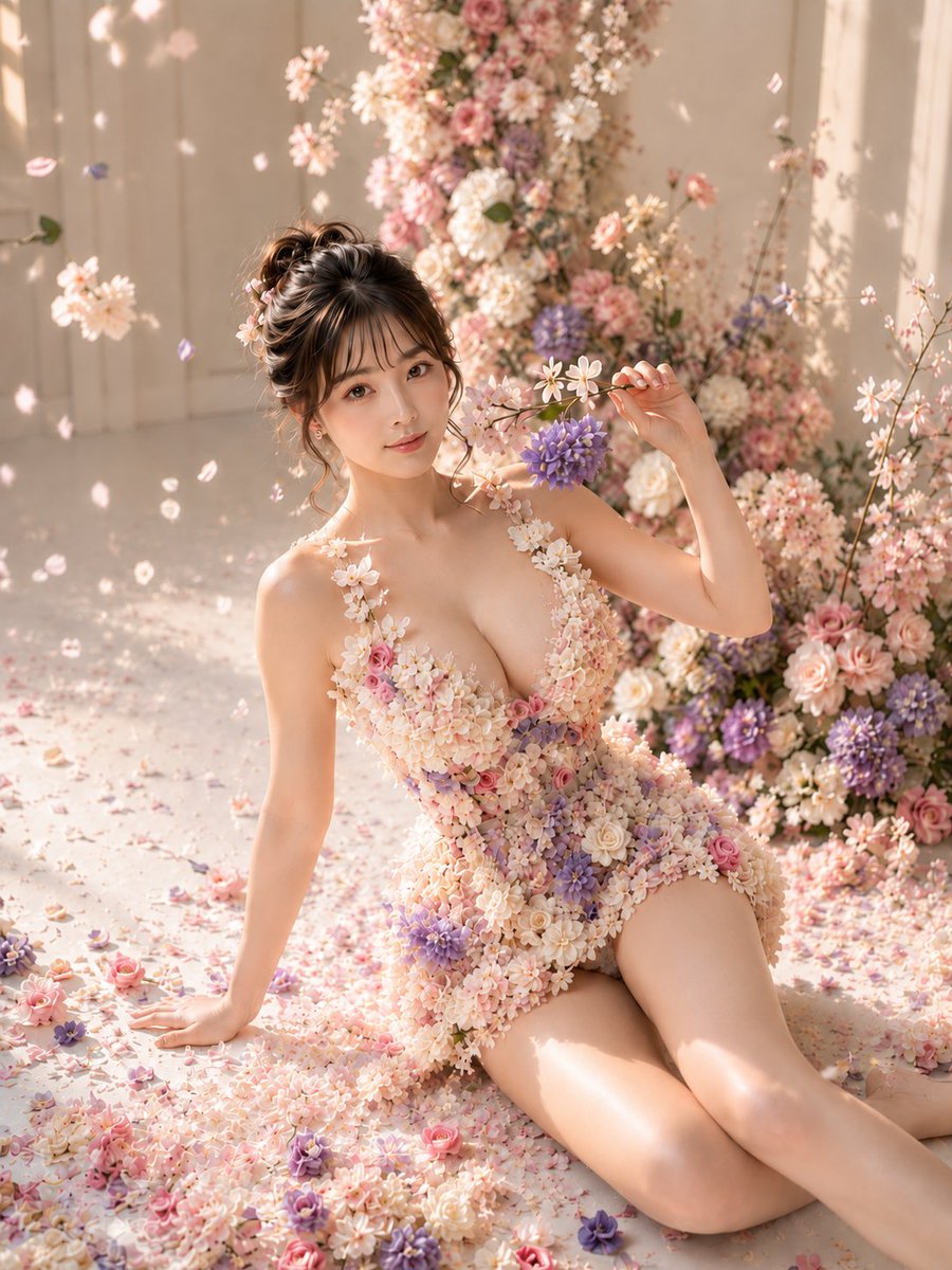 Product Marketing - Pastel Flower Petal Dress — output 1