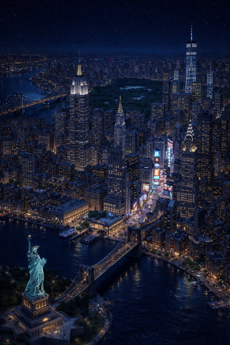 Isometric miniature 3D cartoon scene of New York — output 1