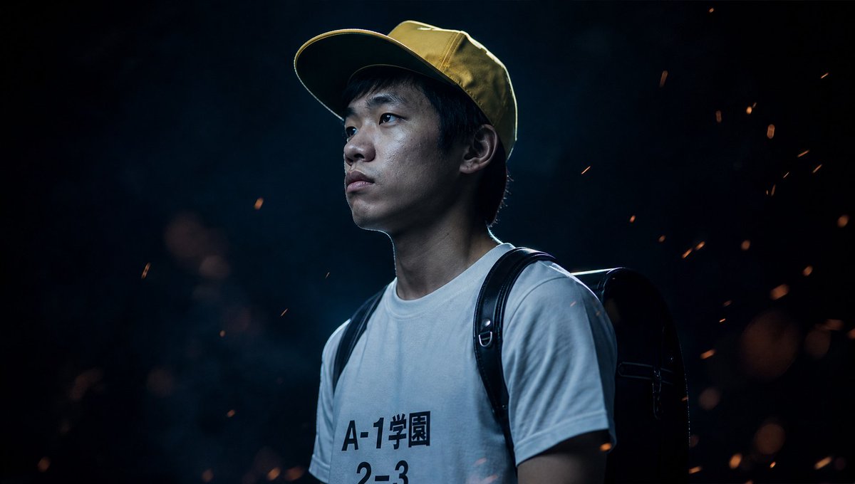 YouTube Thumbnail - Cinematic Action Movie Portrait — output 1