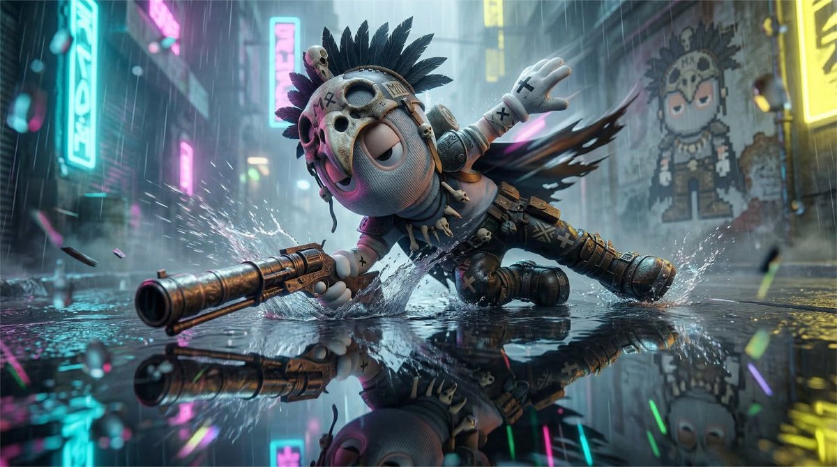 Comic / Storyboard - High-Speed Cinematic Cyberpunk Scene Prompt — output 1