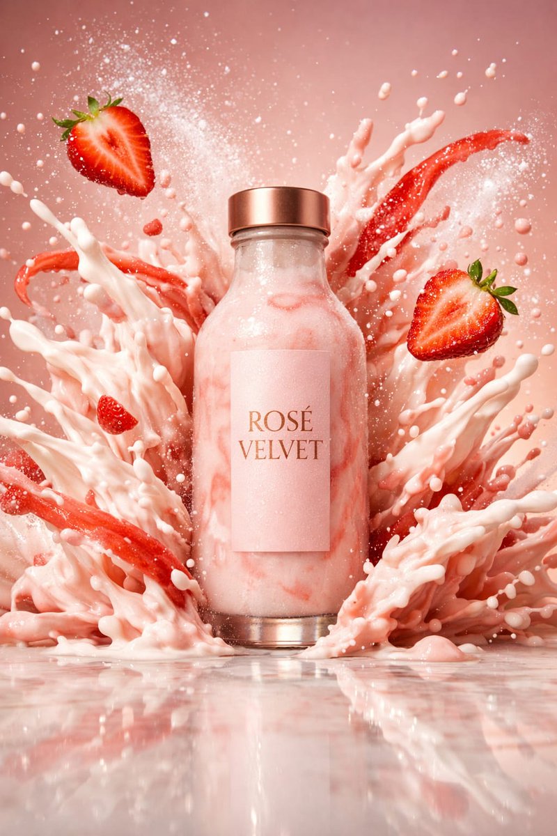E-commerce Main Image - Luxury High-Speed Shake Commercial Photography Prompt — output 1