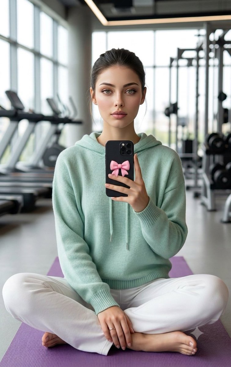 Product Marketing - Professional Gym Mirror Selfie Portrait — output 1