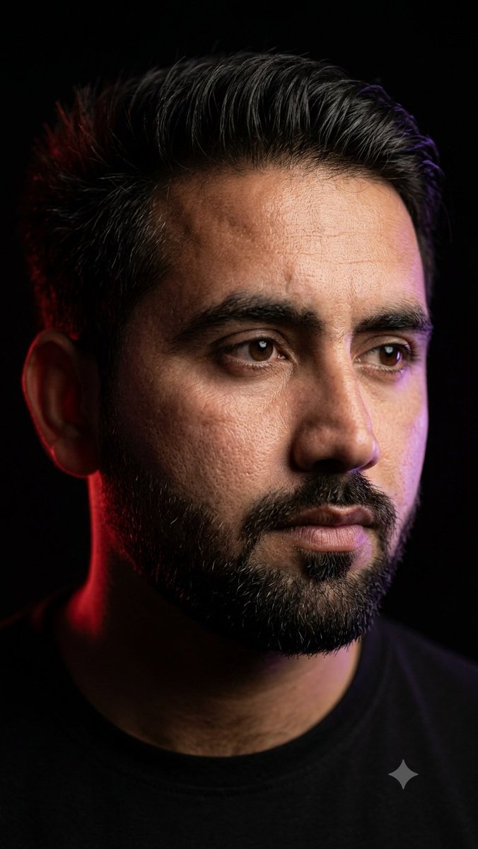 Profile / Avatar - Cinematic Rembrandt Studio Headshot — output 1