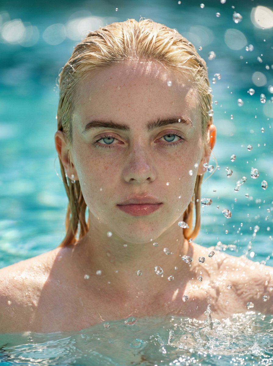 High-Speed Water Splash Portrait — output 1