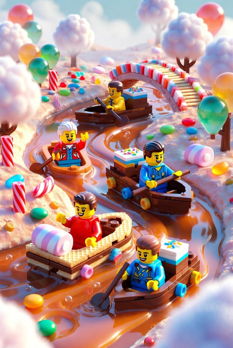 Whimsical Candy-Themed World — output 1