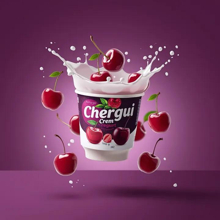 E-commerce Main Image - High-End Commercial Yogurt Product Photography — output 1