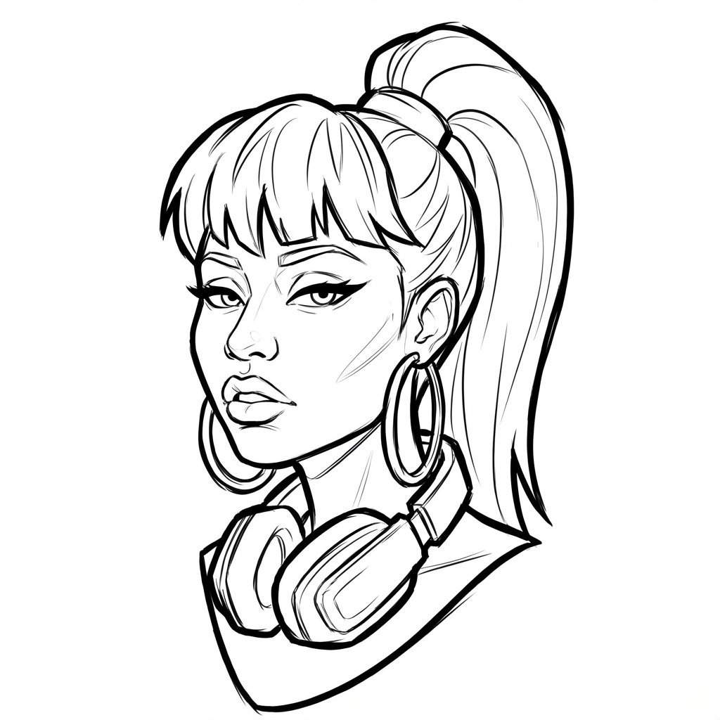 Profile / Avatar - Pro Sketch Transformation Prompt — output 1