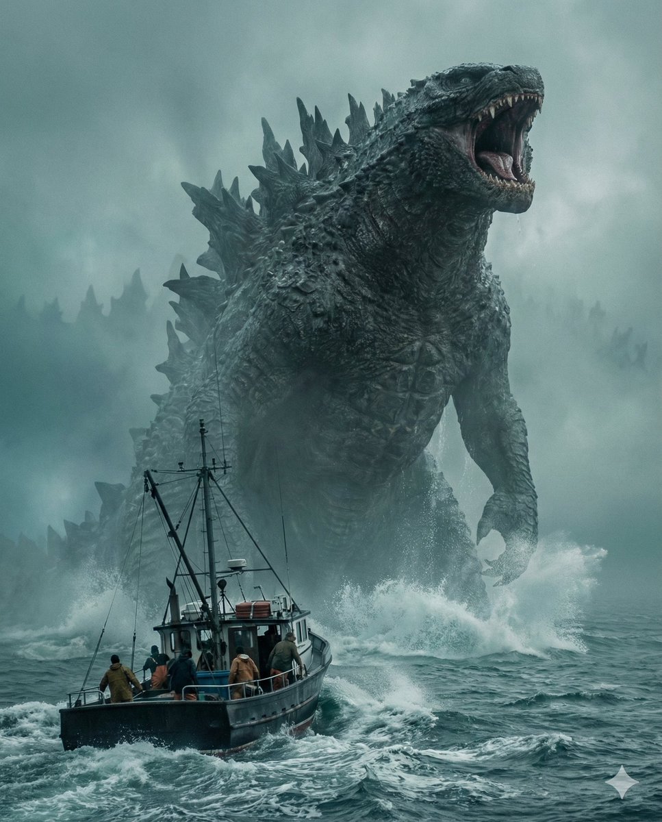 Game Asset - Cinematic Photorealistic Godzilla Encounter Prompt — output 1