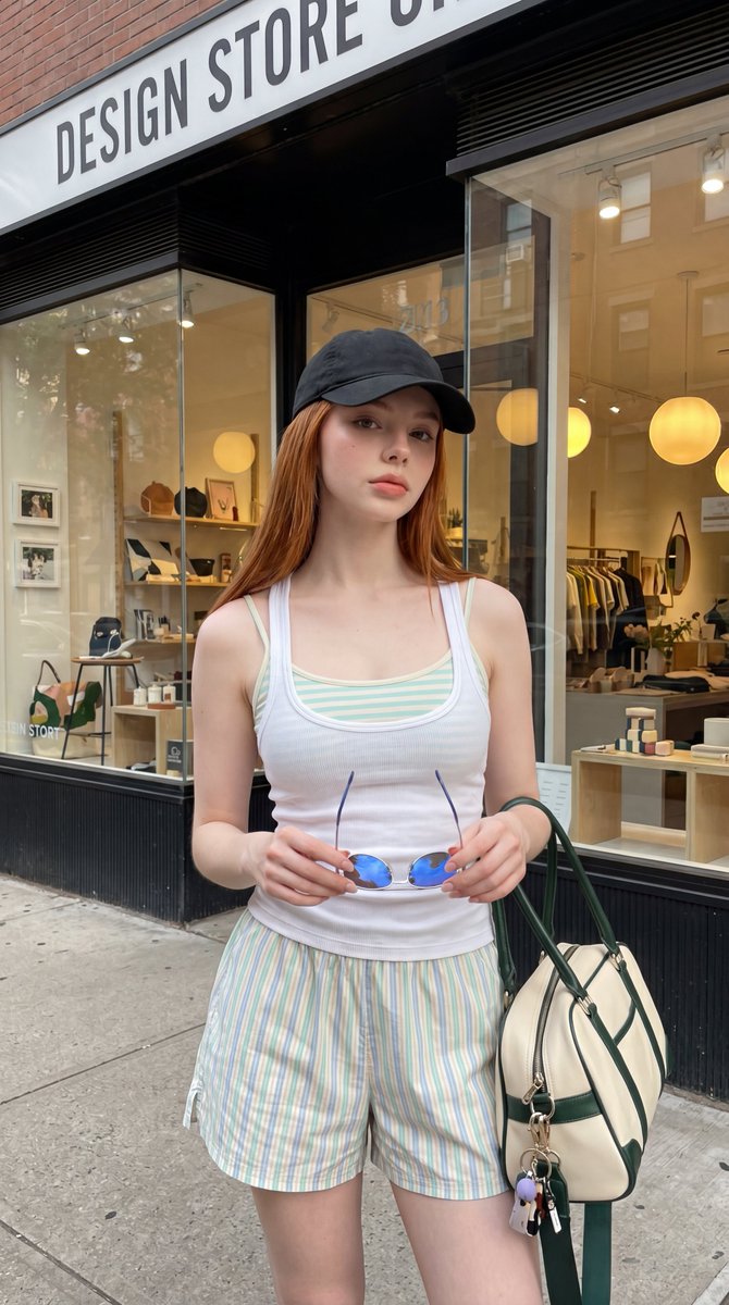 E-commerce Main Image - Urban Summer Streetwear Fashion Portrait — output 1
