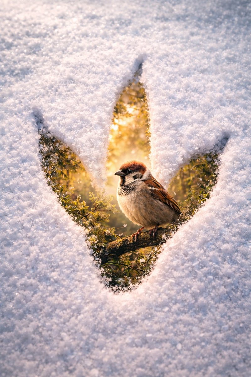 Surreal Pawprint Photo Manipulation Template — output 1