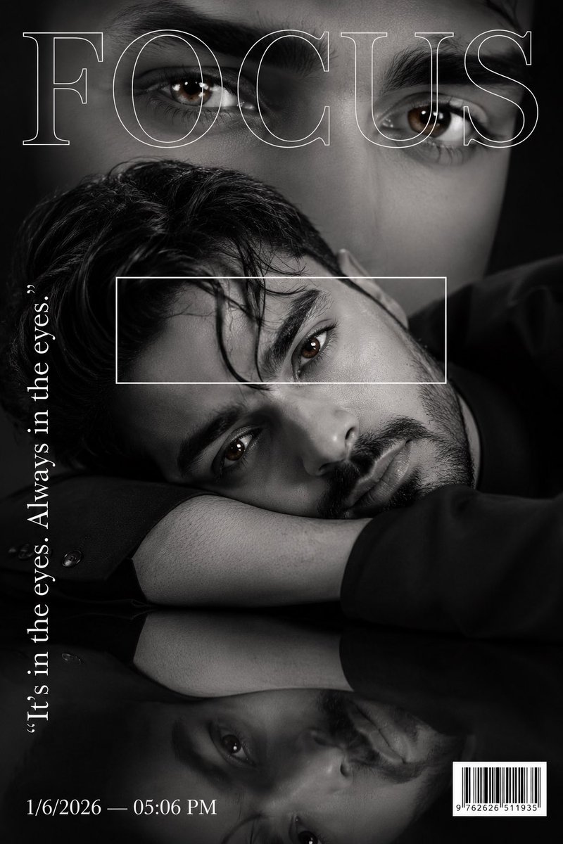Profile / Avatar - Luxury Fashion Magazine Cover Portrait — output 1
